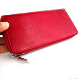 Genuine real leather woman purse tote wallet zipper Coins bag credit cards Money free shiping