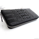 Genuine real leather woman purse tote wallet zipper Coins bag crocodile model free shiping TA