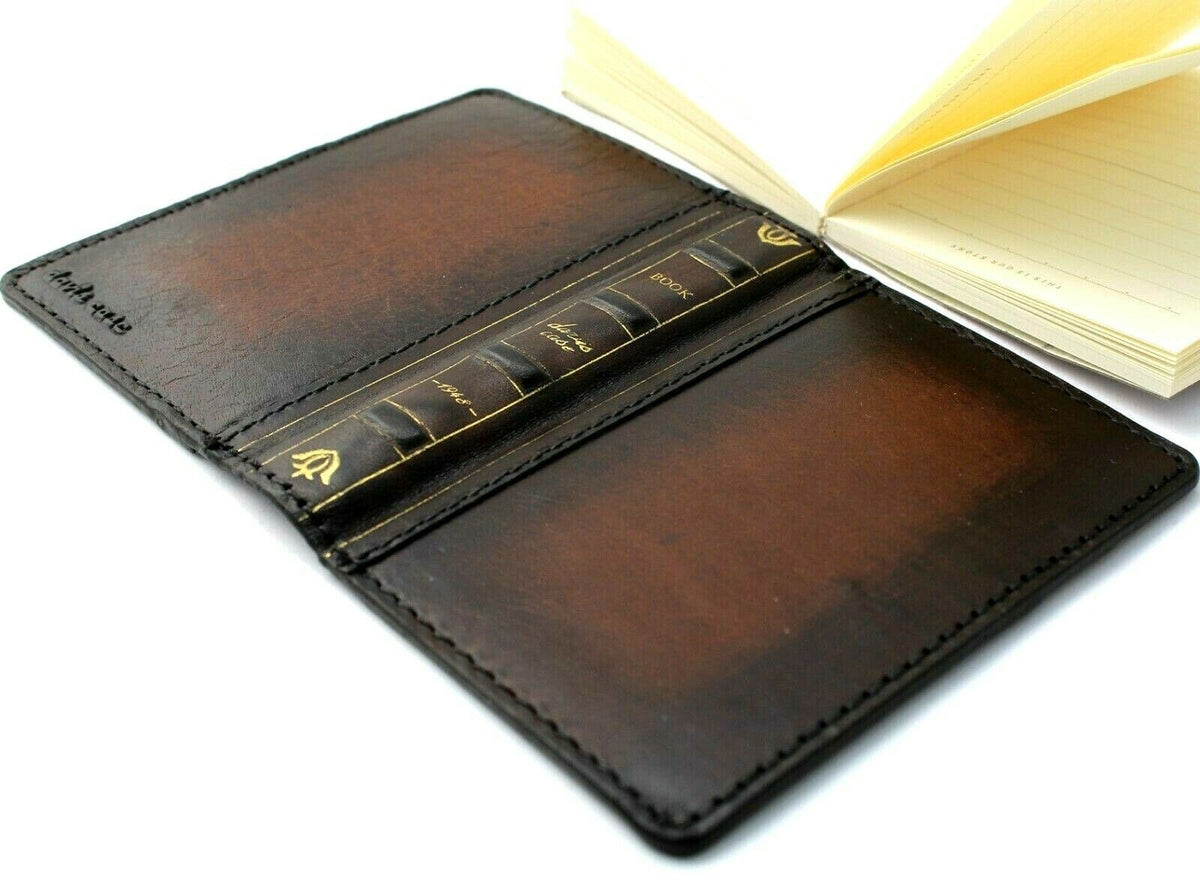 Galaxy Genuine leather Bible wallet case with custom goat and lamb cover, designed for ESV Journaling, by DAVISCASE.