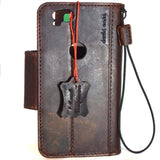 Echte Echtledertasche für Google Pixel 2 Book Wallet Handgefertigter magnetischer Retro-Luxus IL Slim Davis