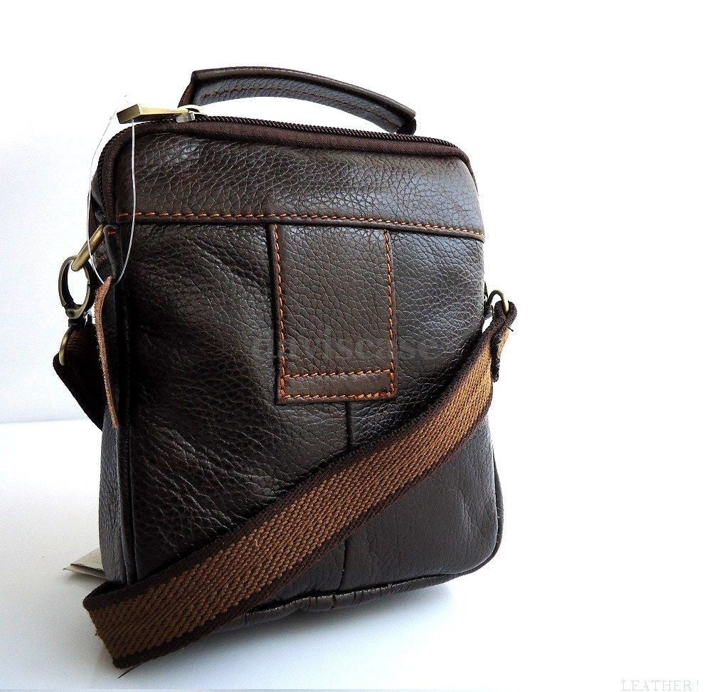 Genuine full leather shoulder strap for DAVISCASE messenger bag, suitable for small cross body tote for men and women.