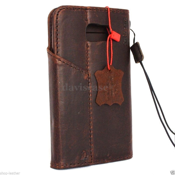 genuine natural leather Case for Samsung Galaxy note 5 book wallet luxury cover 5 slim