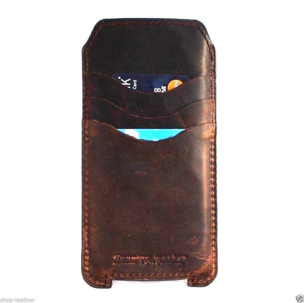 Davis Case genuine handmade leather iPhone 8 Plus and Note 8 wallet cover with Bible book design, credit card holder, slim and stylish.