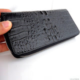 genuine Wallet Leather Purse Clutch Long New Handbag Bag S Lady Bowknot Card Womens Fashion Button Zip Case Bifold