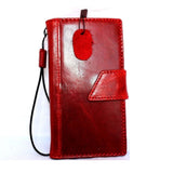 genuine vintage leather hard Case for LG G3 slim book luxury pro wallet handmade MAGNET close red wine