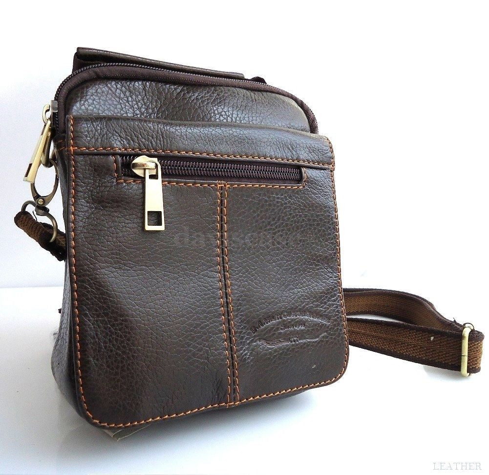 Genuine full leather shoulder strap for messenger and crossbody bags, designed for men and women by DAVISCASE.