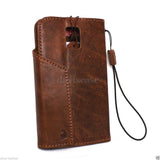 genuine oiled leather hard case for Galaxy NOTE 4 LEATHER CASE  handmade cover book pro wallet stand premium
