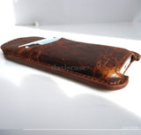 genuine vintage leather case for iphone 5 s cover book wallet 5c 5s handmade c P