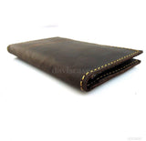 genuine buffalo leather slim case for iphone 5 5s cover book wallet handmade s uk