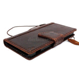 genuine real vintage leather Case For sony Xperia Z3 book wallet 3 z handmade it