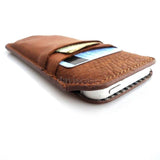 genuine real leather case for iphone 5 5s 5c c book wallet retro 