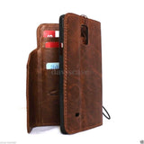 genuine oiled leather hard case for Galaxy NOTE 4 LEATHER CASE  handmade cover book pro wallet stand premium