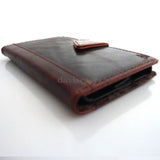 genuine magnet leather Case for Samsung Galaxy Note 3 book wallet handmade TA
