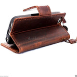 genuine real leather case for iphone 5 c cover book wallet creditcard 5c id new