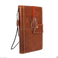 genuine natural leather hard case fit for Galaxy NOTE 4 LEATHER CASE  handmade cover book pro wallet magnet