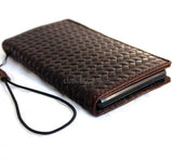 genuine real vintage leather Case fit For sony Xperia Z3 book wallet 3 z handmade jp