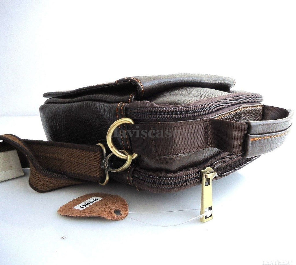 Genuine full leather shoulder strap for messenger and crossbody bags, designed for men and women by DAVISCASE.
