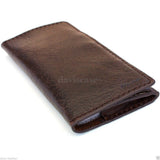 genuine italian leather case for iphone 5s 5c 5 hard cover soft wallet credit card c s flip handmade luxury ! 