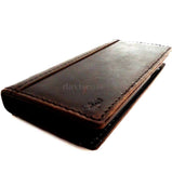 genuine vintage leather Case for Samsung Galaxy S4 s 4 book wallet handmade slim au retro