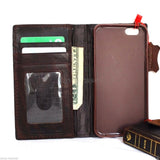 genuine italia  leather case for iphone 6  4.7 cover book wallet credit card magnet premium id free shipping  new