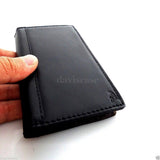 genuine leather Case fit Samsung Galaxy S4 SIII book wallet handmade 60s black G