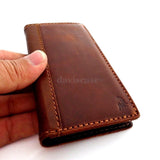 genuine vintage leather case for iphone 5 s stand book wallet credit card 5s sls free shipping