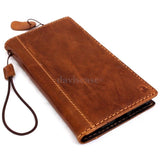 genuine real leather case for iphone 6 plus cover book wallet band credit card id business luxury slim flip free shipping  uk