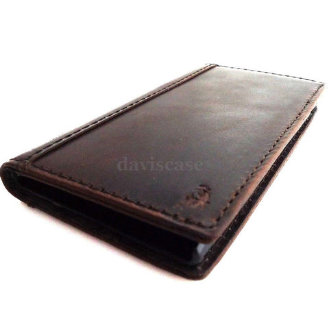 genuine vintage leather Case for Samsung Galaxy S4 s 4 book wallet handmade slim au retro