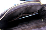genuine Vintage italian Leather mens Bag Messenger for iPad air Shoulder Satchel School 5 4 free shipping