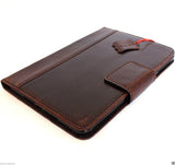 Genuine full Leather case for Apple iPad Pro 12.9 hard cover handbag stand magnet brown slim cards slots daviscase luxury 2015