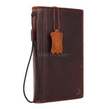 genuine oiled italian leather Case for Samsung Galaxy note edge book wallet luxury cover s Businesse