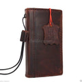 Handmade genuine Italian leather iPhone 4S case with book wallet stand feature, crafted for stylish protection and functionality.