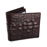 Men Money Clip Genuine italy Leather wallet Coin Pocket Purse crocodile creditcards TA