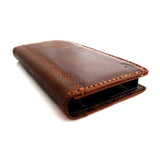 genuine vintage leather case for iphone 5 s stand book wallet credit card 5s sls free shipping