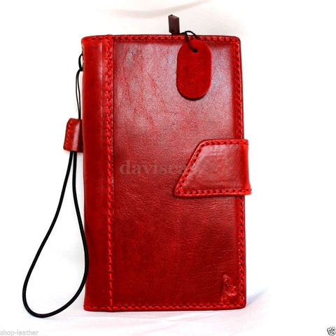 genuine natural leather hard case for Galaxy NOTE 4 LEATHER CASE cover book RED wallet stand  flip free shipping luxury uk