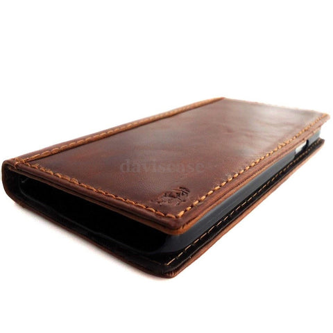 genuine vintage leather case fit samsung galaxy s5 cover purse book pro wallet stand free shipping TA