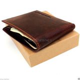 Men Genuine italian Leather wallet Billfold case COIN POCKET CARD id 1 Cash Slots  handcraft free shipping  case