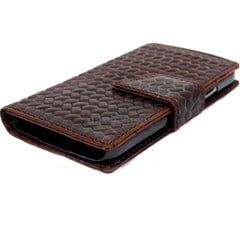 genuine italian leather case for samsung galaxy s5 cover purse book pro wallet stand luxury business