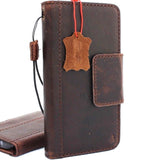 Echte Vintage-Lederhülle für Samsung Galaxy S9 Plus, Buch-Jafo-Brieftasche, Magnetverschluss, Abdeckung, Kartenfächer, Riemen, Luxus-Daviscase
