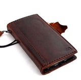 Étui en cuir véritable pour iphone 5s 5c se, portefeuille de couverture de livre, carte de crédit 5s, aimant daviscase de