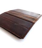 genuine vintage leather case fit samsung galaxy s5 cover purse book pro wallet stand 