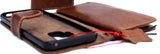 Genuine leather Case for Samsung Galaxy S9 book wallet cover Cards Removable detachable id window vintage Tan brown slim Jafo