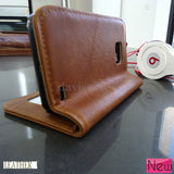 genuine leather case fit Samsung book wallet cover stand pouch galaxy sII s2 2s