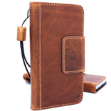 Genuine oiled leather Case for Samsung Galaxy S8 Active book wallet handmade cover sport daviscase vintage