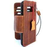 Genuine oiled leather Case for Samsung Galaxy S8 Active book wallet handmade cover sport daviscase vintage