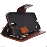 genuine leather Case for Samsung Galaxy mega 2 book wallet handmade luxuryID daviscase