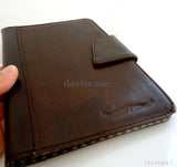 genuine real Leather Bag for iPad 4 3 2 case cover handbag apple stand magnet 3g