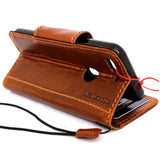 Genuine oiled Leather Case for Google Pixel Book Wallet Handmade Retro magnetic Luxury IL slim