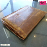 genuine naturall leather case FIT for galaxy s2 2 sbook wallet cover pouch handmade !