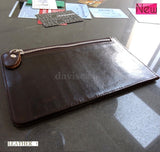 Men woman Money genuine leather Credit Card id Holder Wallet 18 17 slots handmade bag credit card big brown 